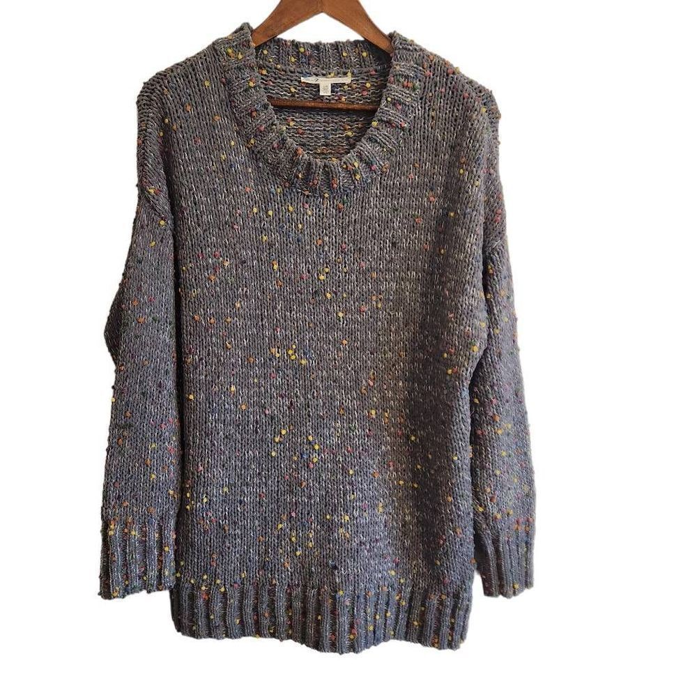 Seven7 Sweater 80s Large Confetti